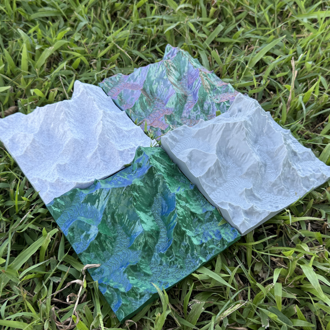 Custom 3D Mountain Tabletop