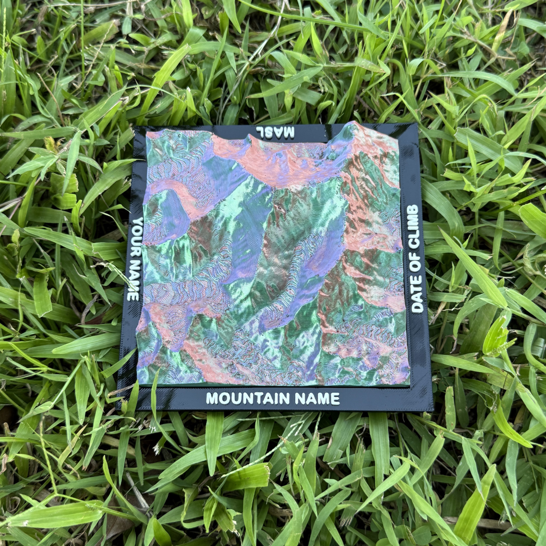 3D Mountain Ref Magnet [Tabletop Design]