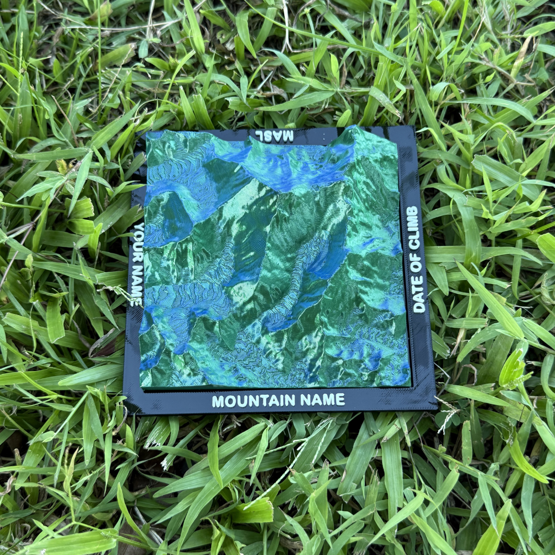 3D Mountain Ref Magnet [Tabletop Design]