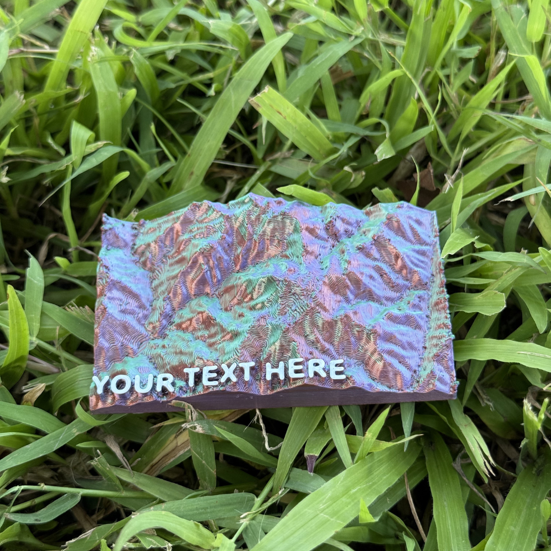 3D Mountain Ref Magnet [Mountain Design]