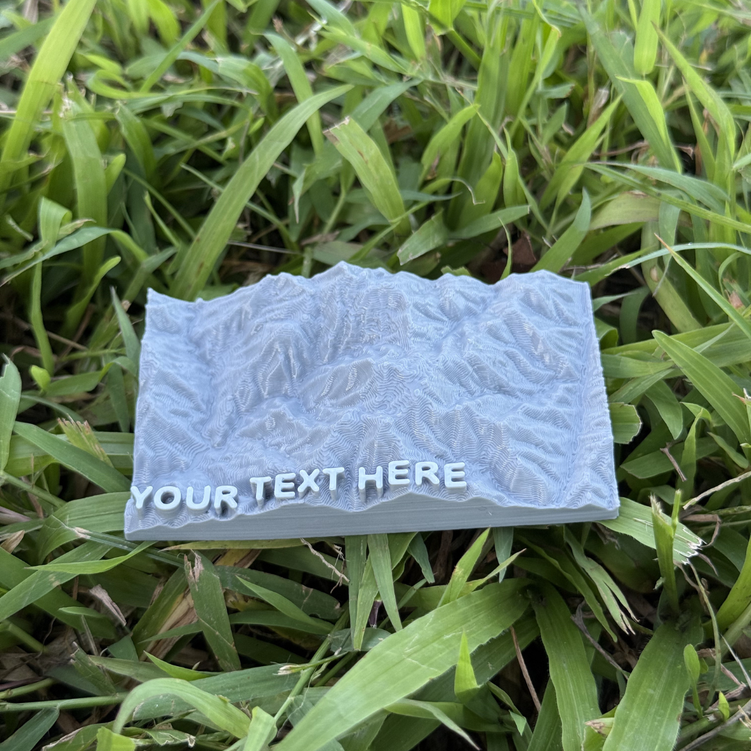 3D Mountain Ref Magnet [Mountain Design]