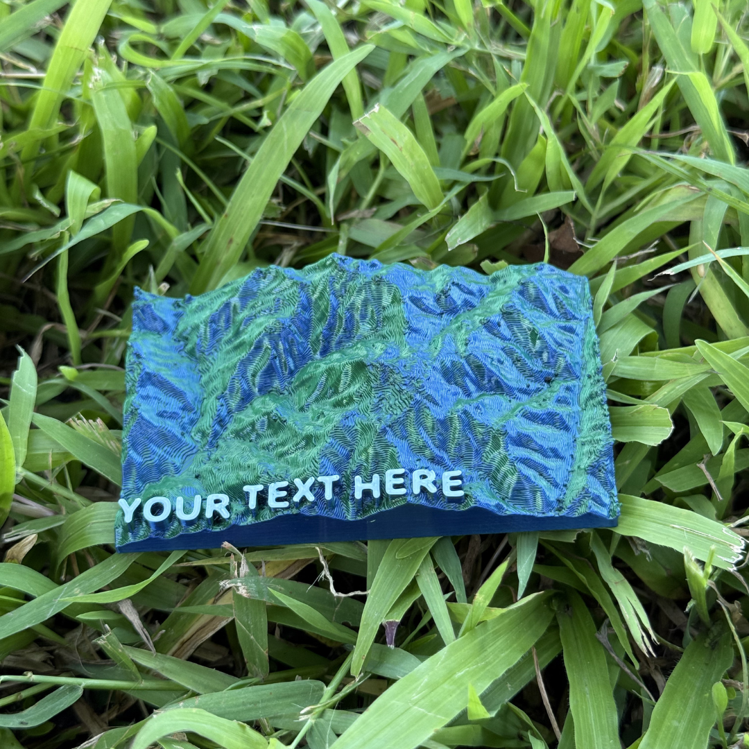 3D Mountain Ref Magnet [Mountain Design]