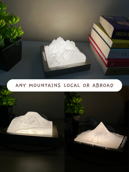 3D Mountain Lamp