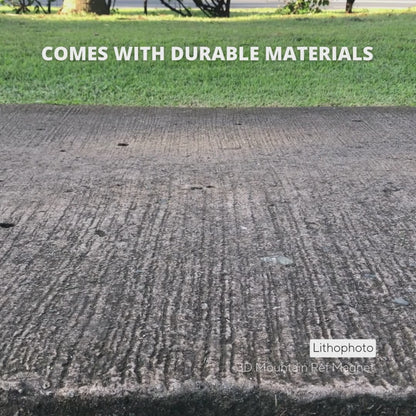 3D Mountain Ref Magnet [Polaroid Design]