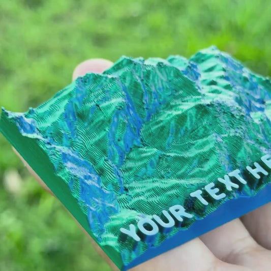 3D Mountain Ref Magnet [Mountain Design]